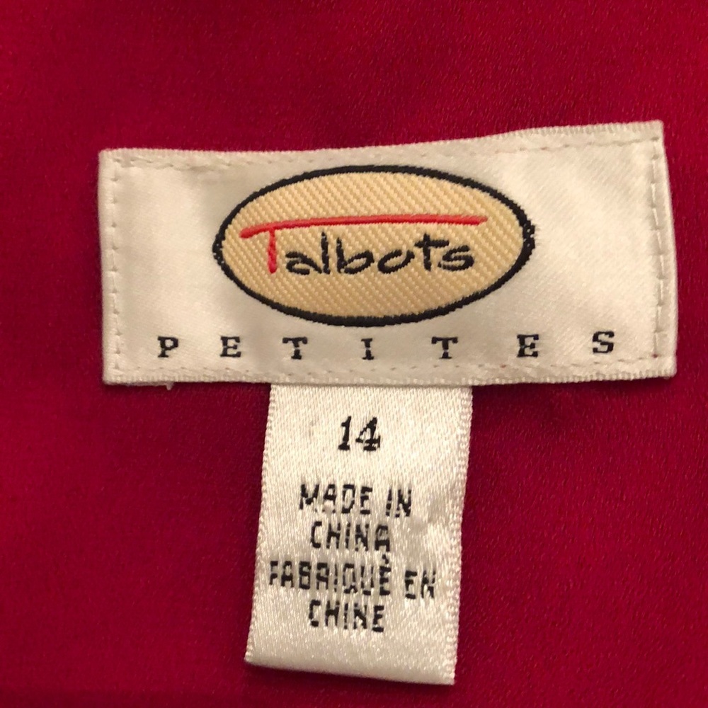 Talbots Red Ruffle Maxi Dress - Picture 5 of 5